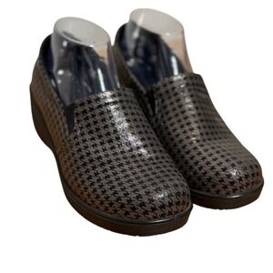 Ingaro Hayden Clogs Womens 7.5‎ Houndstooth Comfort Workwear Nursing